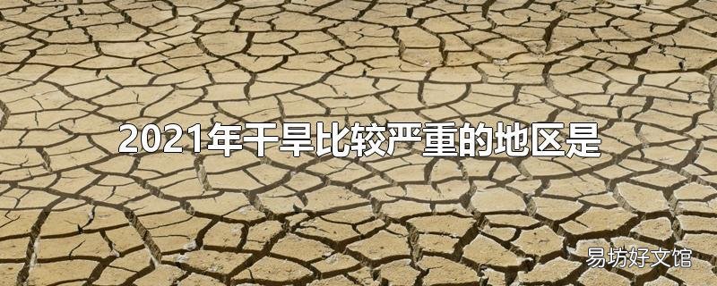2021年干旱比较严重的地区是