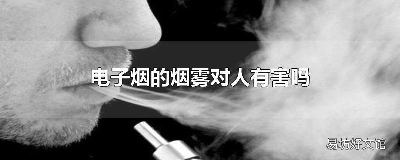 电子烟的烟雾对人有害吗