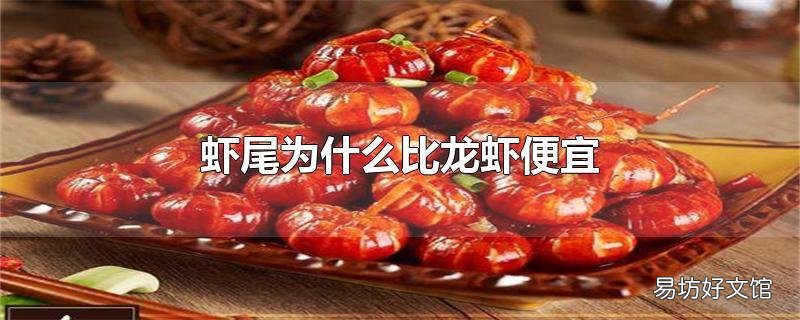虾尾为什么比龙虾便宜