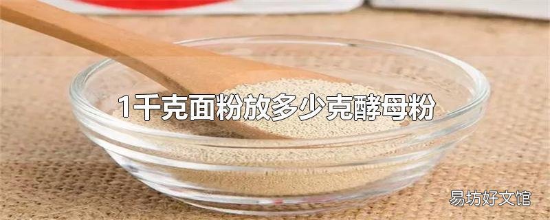 1千克面粉放多少克酵母粉