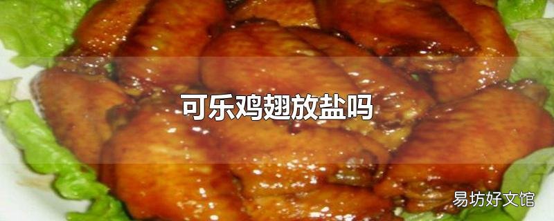 可乐鸡翅放盐吗
