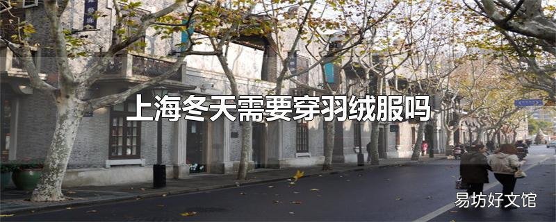 上海冬天需要穿羽绒服吗
