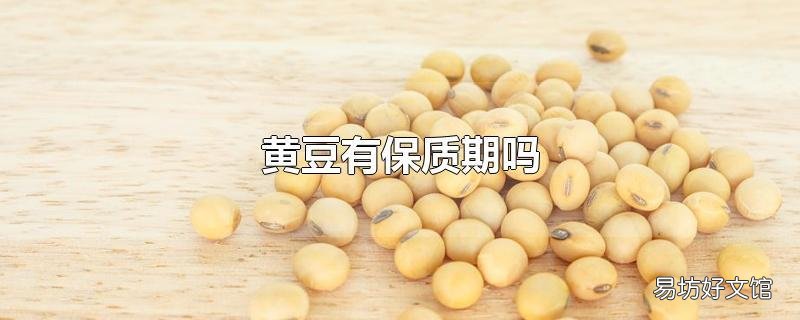 黄豆有保质期吗
