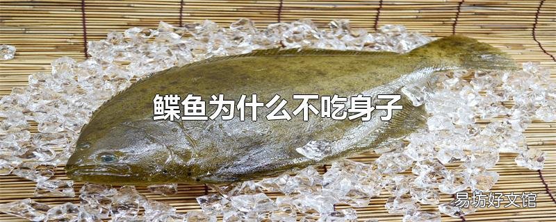 鲽鱼为什么不吃身子