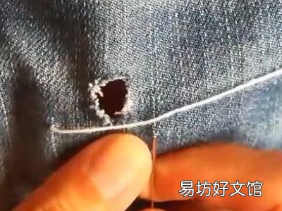 衣服破洞修补针法
