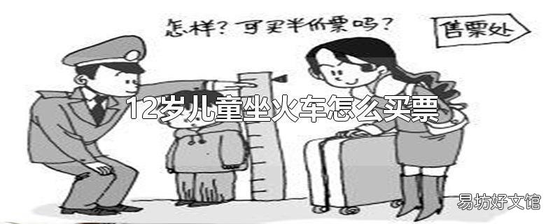 12岁儿童坐火车怎么买票