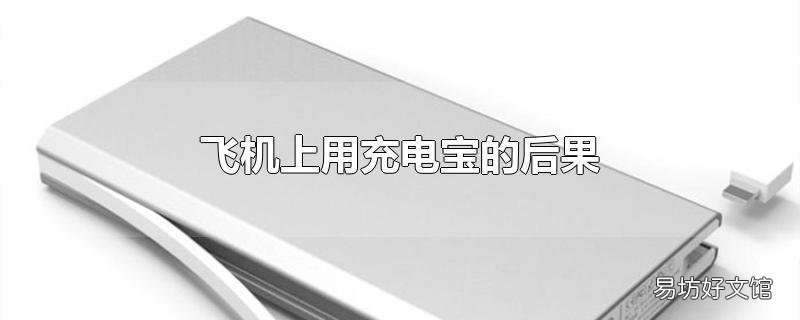 飞机上用充电宝的后果