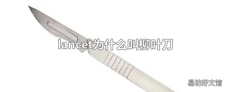 lancet为什么叫柳叶刀