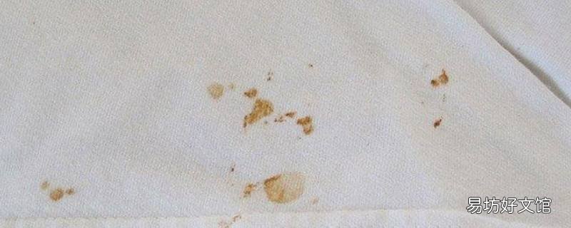 纯棉白衣服上的铁锈怎么去除