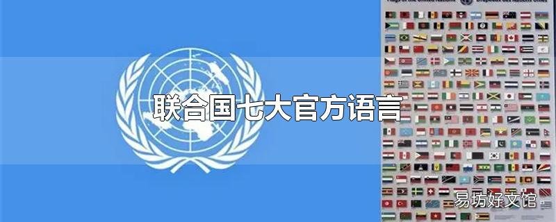 联合国七大官方语言