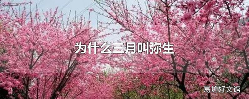 为什么三月叫弥生