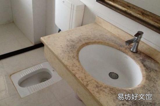 洗手台上的污渍洗不掉