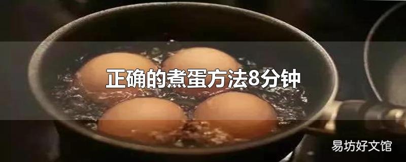 正确的煮蛋方法8分钟