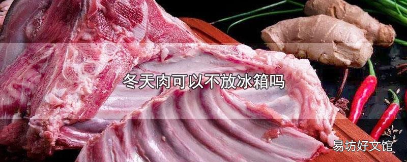 冬天肉可以不放冰箱吗