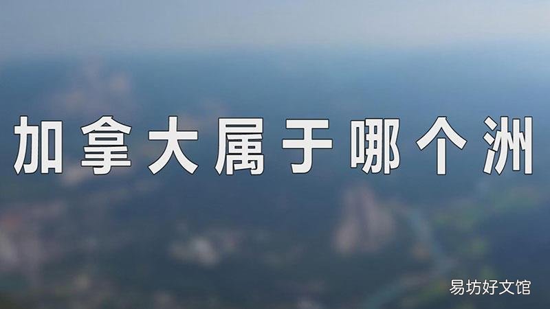 加拿大属于哪个洲