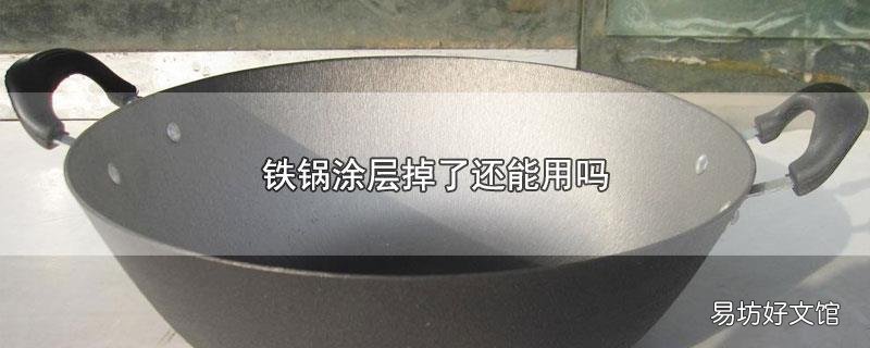 铁锅涂层掉了还能用吗