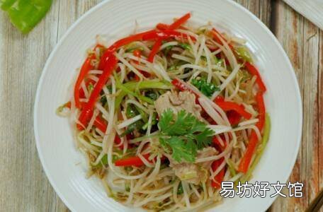 黄豆芽炒肉丝怎么做