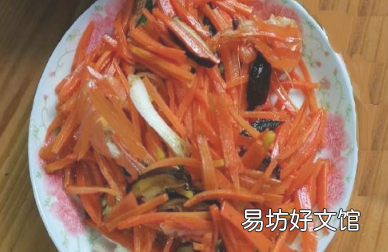 胡萝卜炒香菇怎么炒