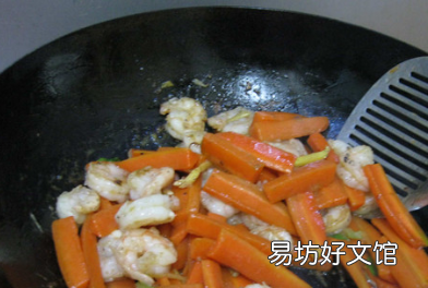 胡萝卜怎么炒虾