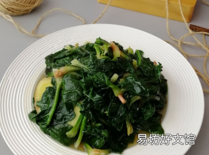 炒菠菜怎么炒的好吃
