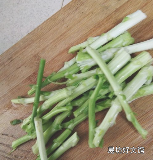 白菜苔怎么炒没有苦味
