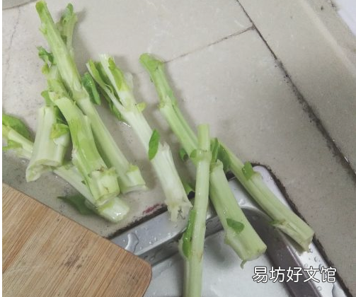 白菜苔怎么炒没有苦味