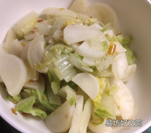 白萝卜白菜怎么炒