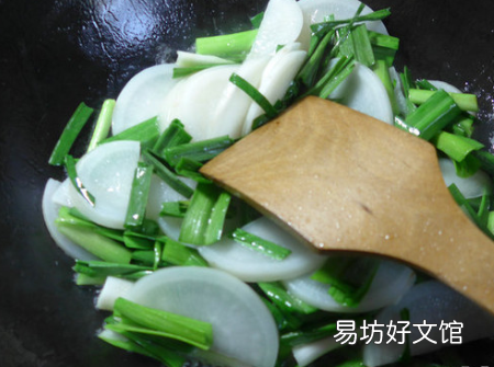 白萝卜和大蒜怎么炒