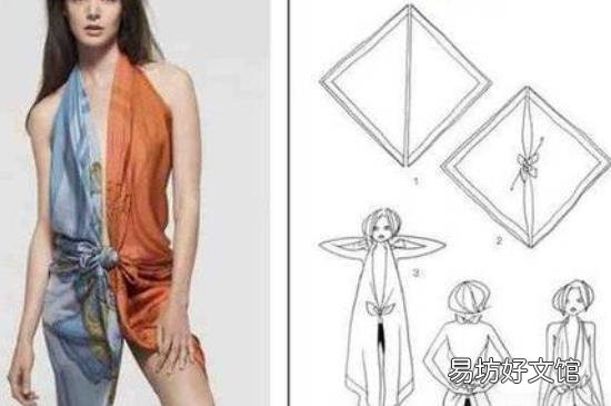 围巾怎么变衣服