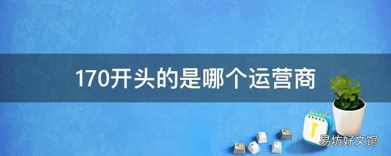 170开头的是哪个运营商