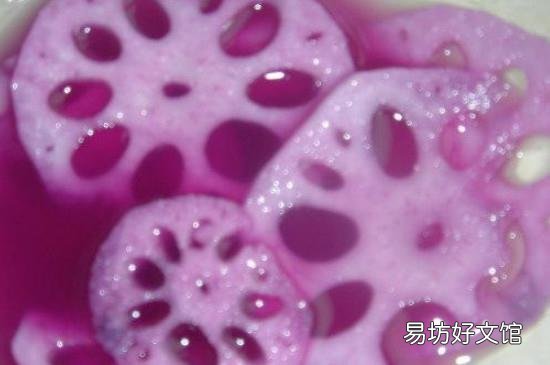 莲藕为什么煮出来是紫色的