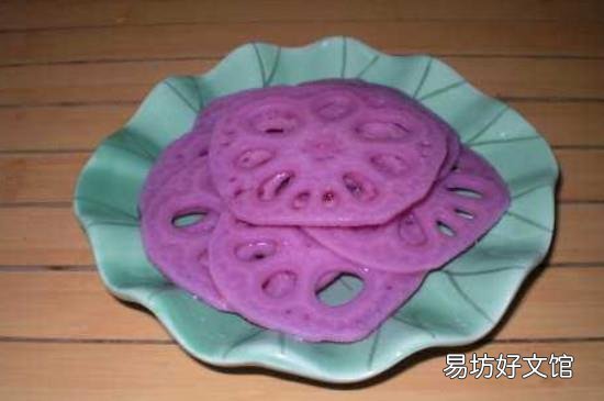 莲藕为什么煮出来是紫色的