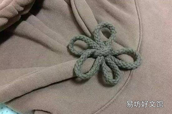韩式卫衣的绳子打结法
