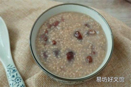 红豆小米红枣粥的功效与作用