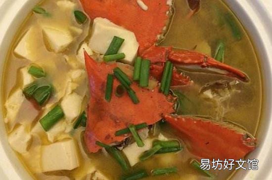 大闸蟹能和豆腐一起吃吗