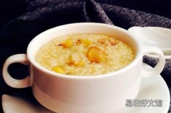 板栗小米粥的功效