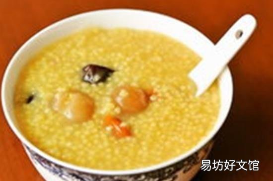 板栗小米粥的功效