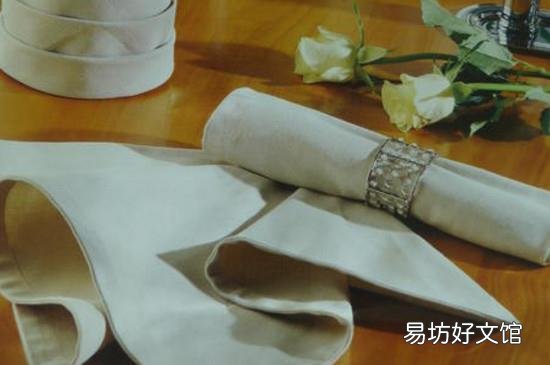 西餐餐巾的使用图解