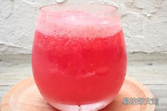 西瓜汁的功效与作用