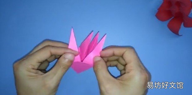 怎么用纸折花