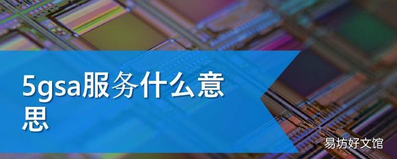5gsa功能是什么意思