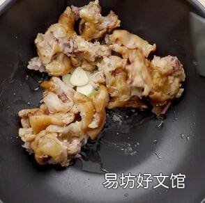 蒸熟的猪蹄怎么炒