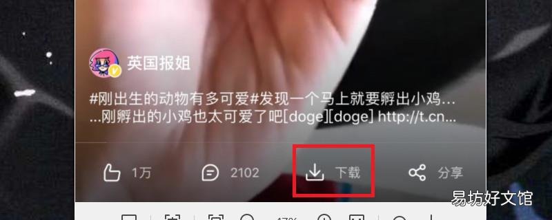 微博上的视频怎么保存到手机里