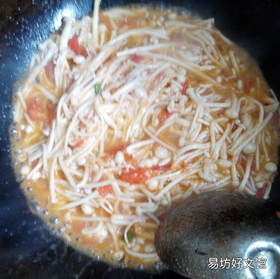 金针菇炒西红柿怎么做好吃