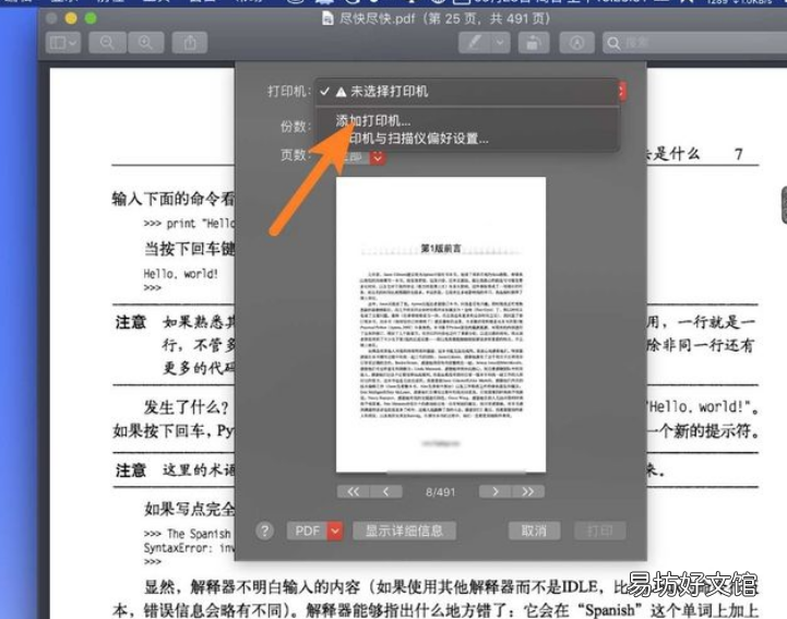 Mac怎么打印PDF