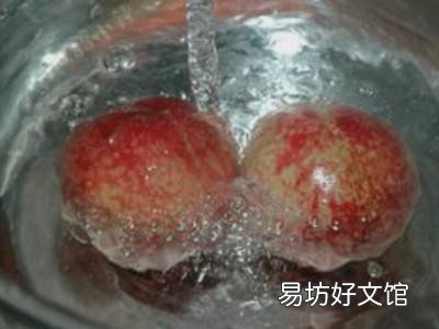 桃子怎么去毛