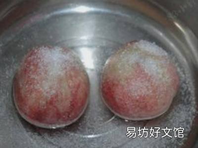 桃子怎么去毛