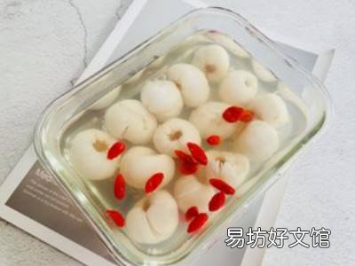 冰镇荔枝怎么做