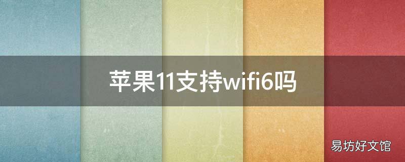 苹果11支持wifi6吗