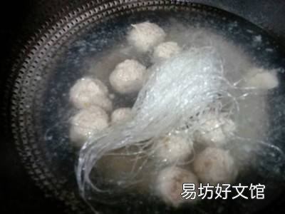 水煮肉丸子怎么做又滑又嫩